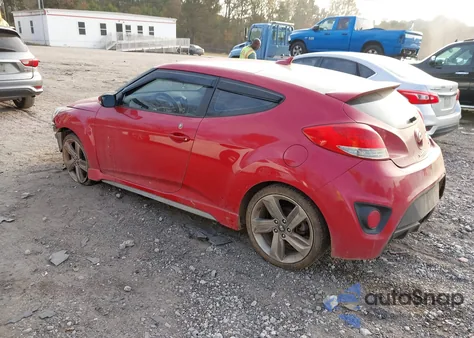 2013 Hyundai Veloster Turbo W/Black z USA, uszkodzony, nr VIN KMHTC6AE4DU132741